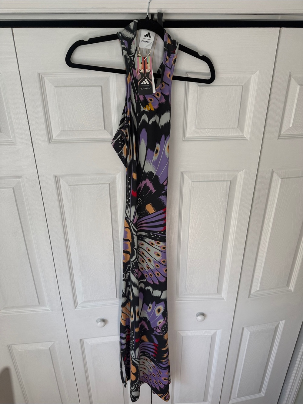 FARM RIO X ADIDAS BUTTERFLY TANK DRESS - Picture 2 of 7